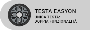 Testa easyon - Unica testa, doppia funzionalità